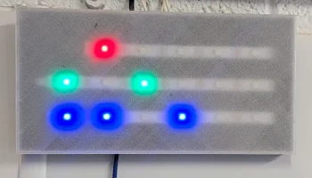 Двоичные часы с ESP32 и адресными светодиодами Двоичные часы с ESP32 и адресными светодиодами