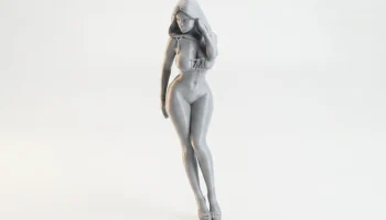 Фигурка девушки в бикини, женская коллекционная 3D-печать 1