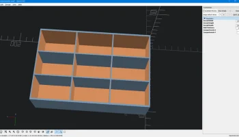 Конфигуратор лотков с отсеками Openscad... Конфигуратор лотков с отсеками Openscad...
