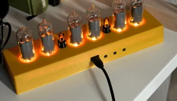 Корпус Nixie Clock, лампы IN-14 1