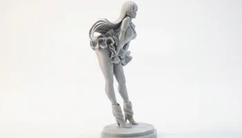 Фигурка девушки аниме, персонаж манги, 3D-печать 3