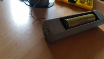 Адаптер 2xD-Cell к одному адаптеру 18650 3