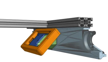 Плоская сетчатая юбка Voron BTT PiTFT43 2.1 Крепление ди... 4