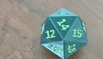 Пользовательский d20 - честная игральная кость и счетчик ... 2