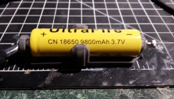 Мощный монтируемый держатель батареи 18650 5