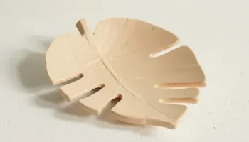 Чаша из скрученных листьев