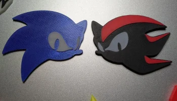 Набор магнитов на холодильник Shadow & Sonic v1......