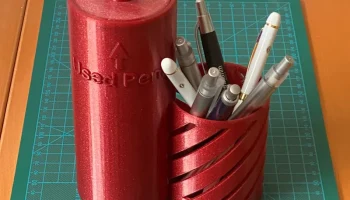 Подставка для ручек, безопасная от COVID, с контейнером д... 0