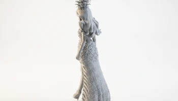 Фэнтезийная фигурка девушки-ананаса, женская, для 3D-печати 4