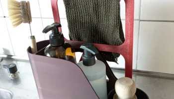 Кухонный Caddy с вешалкой для ткани