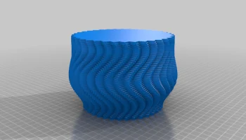 Кубическая ваза Sin Wave 2 2