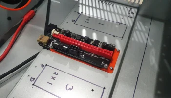 Серверный корпус 4U Преобразование переходной платы GPU ...
