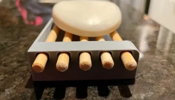 Мыльница из палочек для еды 4