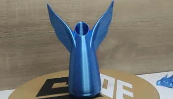 Ваза с крыльями ангела - современный декор с 3D-печатью... 3