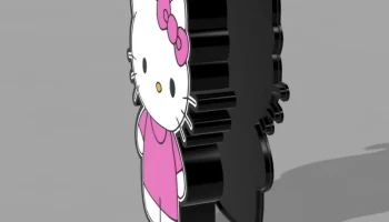 Светодиодная лампа Hello Kitty Lightbox 1