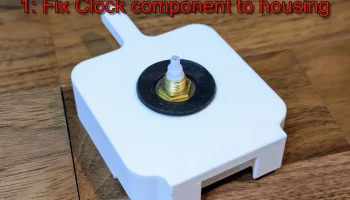 Перевернутые настольные часы 5