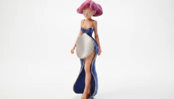 Красивое платье, женская фигурка, женская фигура, 3D-печа...