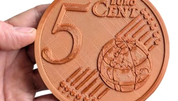 Подставка для монет 5 центов евро