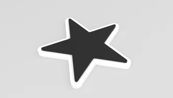 Магнит на холодильник Astra - контурный логотип......
