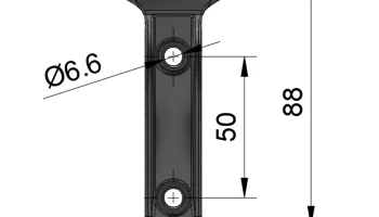 Держатель противня для кухни Ikea Metod - отверстия по ж... 2