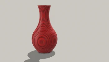 Ваза с шестигранной точкой