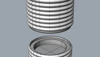 Мини-горшок для растений с трубопроводом 5