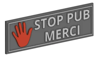 Логотип Stop pub / Stop реклама на магните...... 2