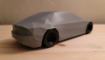 Низкая полигонизация 2018 Audi RS7 4