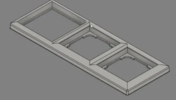 Gira System 55 Frame for Aqara Opple Zigbee Switch tripl... Gira System 55 Frame for Aqara Opple Zigbee Switch tripl...