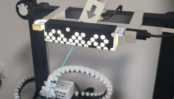 Ender3 V3 KE/SE Крепление и рассеиватель световой балки 2