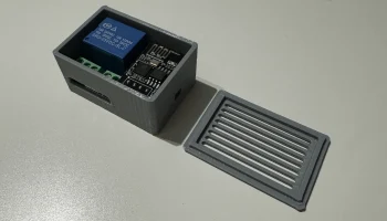 Релейный кейс с защелкой ESP-01S 4