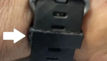 Замена петли лишнего ремешка Fitbit Charge 4 1