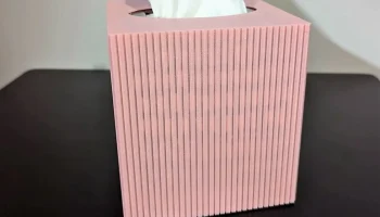 Коробка для салфеток в режиме Vase с тонкой полоской...