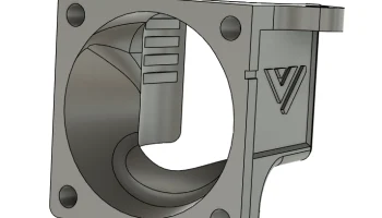 Обновленное крепление вентилятора VzBot 3010 для резака м... 3