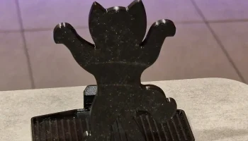 Подставка для губки с лазающим котенком 1