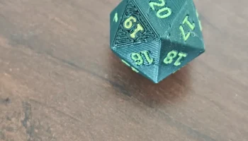 Пользовательский d20 - честная игральная кость и счетчик ... 1