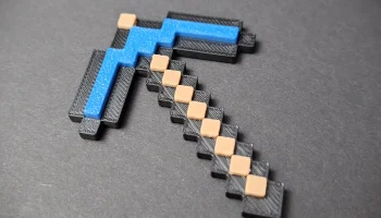 Магнит для кирки Minecraft - защелкивается! АМС НЕ НУЖЕН.... 1