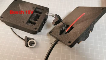 DIY Makita Bosch 18 В держатель батареи розетка для паял... 4