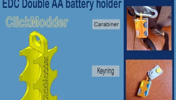 EDC Держатель для двух батареек AA EDC Держатель для двух батареек AA