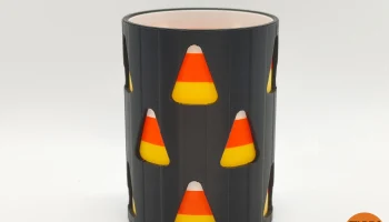 Ваза с вырезом Candy Corn и вставкой 1