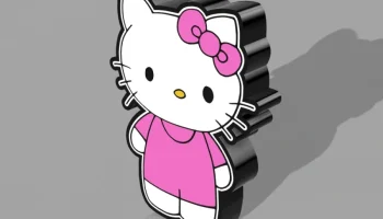 Светодиодная лампа Hello Kitty Lightbox 3