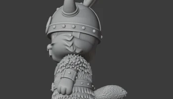 Фигура кольца викинга Bugs Bunny 4