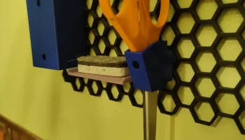 Держатель ножниц (продольный) HSW, OpenSCAD