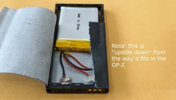 Замена батареи OP-Z 3