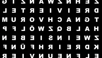 Word-Clock немецкий 6
