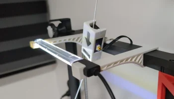 Ender3 V3 KE/SE Крепление и рассеиватель световой балки 3