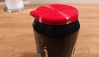 Крышка банки из ТПУ 33cl и магнитный держатель на холодил...