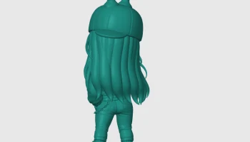 Фигурка-брелок Skeleton Rebel Girl 6