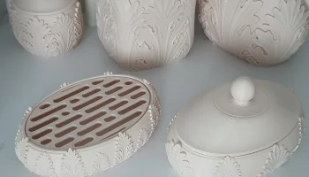 Мыльница и шкатулка для драгоценностей (стиль Акант) 6