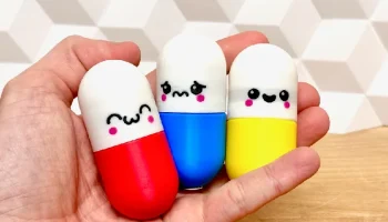 Kawaii Pill Box (милые мордашки на хранение)... 2